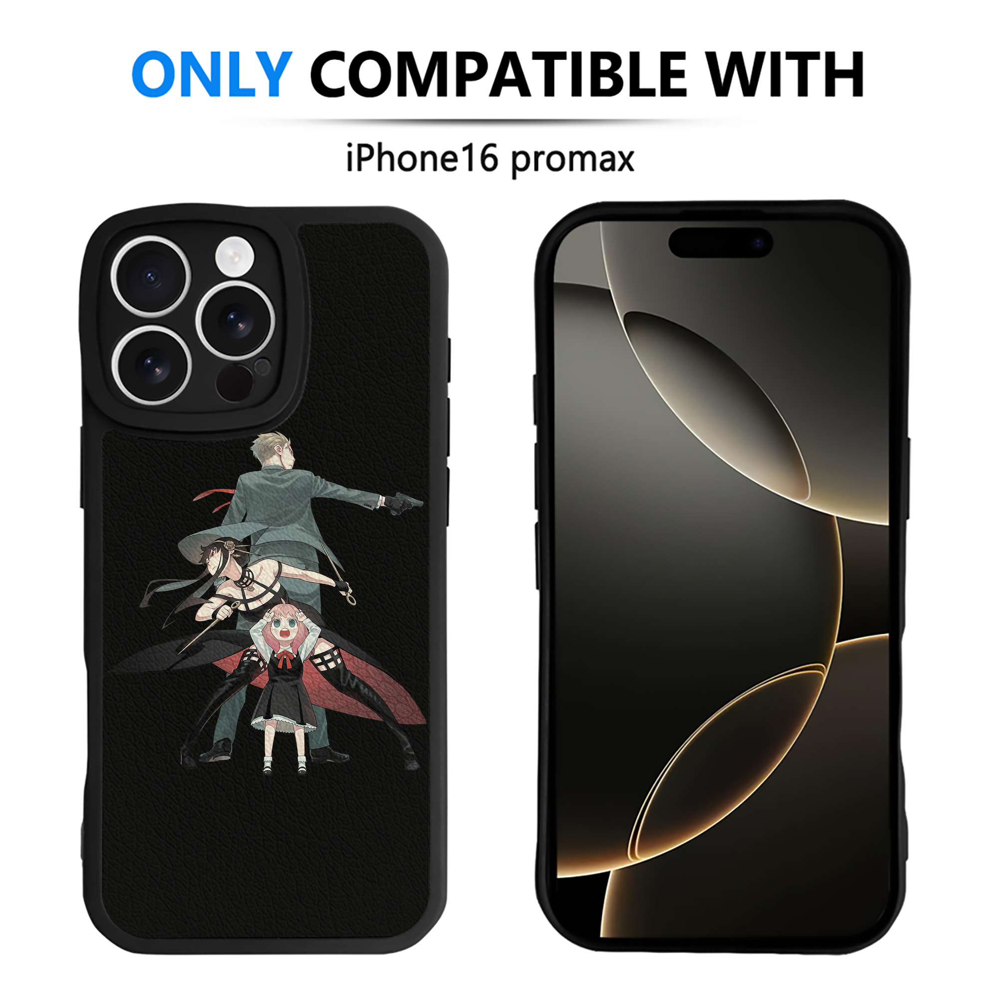 （画像用） SPY×FAMILY间谍家家酒 【iPhone 16シリーズ対応】シリコンスマホケース（レザー調） 材質：シリコン